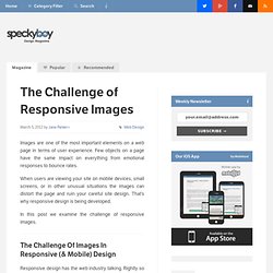 The Challenge of Responsive Images