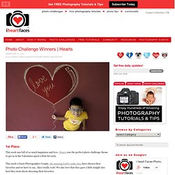 Photography Challenges & Photo Tutorials - I Heart Faces