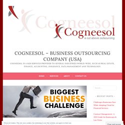 Challenges Businesses Face While Adopting Cloud for Financial Services – Cogneesol