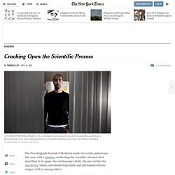‘Open Science’ Challenges Journal Tradition With Web Collaboration