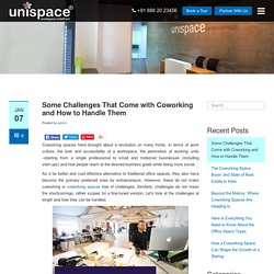 Some Challenges That Come with Coworking and How to Handle Them