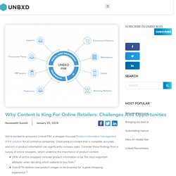 Why Content Is King For Online Retailers: Challenges and Opportunities - Unbxd