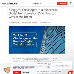 5 Biggest Challenges to a Successful Digital Transformation (And How to Overcome Them)
