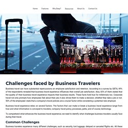 Challenges faced by Business Travelers - Beepnbook