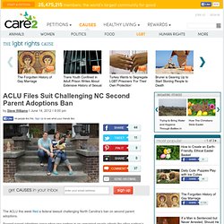 ACLU Files Suit Challenging NC Second Parent Adoptions Ban
