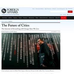 How the Internet of Everything will Change Cities