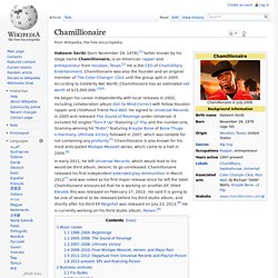 Chamillionaire - Wikipedia, the free encyclopedia - (Build 20100722150226)