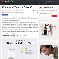 Champagne Flutes or Glasses?