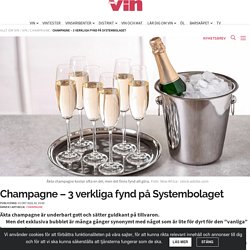Champagne – 3 verkliga fynd på Systembolaget