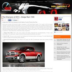 The champion of 2013 – Truck of the Year