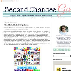 Second Chances Girl - a Miami family and lifestyle blog!: Printable Inside Out Bingo Game