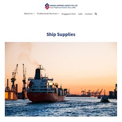 Track the Best Ship Supply Companies in Singapore