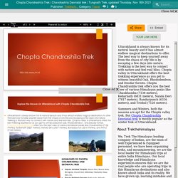 Chandrashila Deoriatal trek