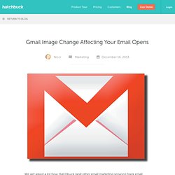 Gmail Image Change Affecting Your Email Opens - Hatchbuck