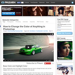 How to Change the Color of Anything in Photoshop