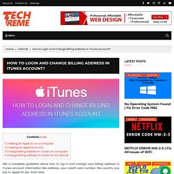 How to update your iTunes billing information?