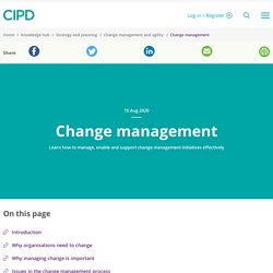 Factsheet: Change Management