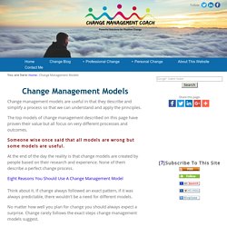 Change Management Models: A Guide to Best Practices