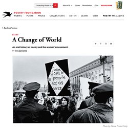 A Change of World by The Editors