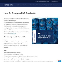 How To Change a BBQ Gas Bottle