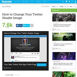 How to Change Your Twitter Header Image