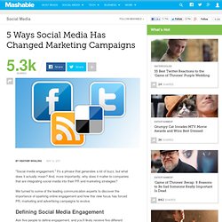 5 Ways Social Media Has Changed Marketing Campaigns