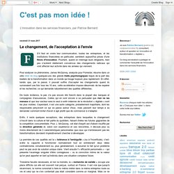 Le changement, de l'acceptation à l'envie