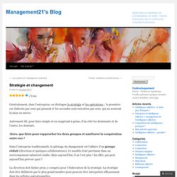 Stratégie et changement