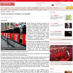 Coca va devoir changer sa recette - Santé