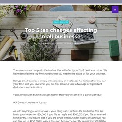 Top 5 tax changes affecting small businesses - IOOGO - Blog