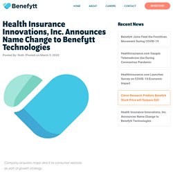 HIIQ Changes Its Name to Benefytt Technologies Inc.