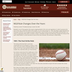 MLB Rule Changes Over the Years