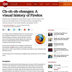 Ch-ch-ch-changes: A visual history of Firefox