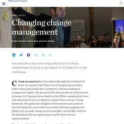 Changing change management