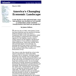 America's Changing Economic Landscape - 85.03