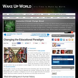 Changing the Educational Paradigm