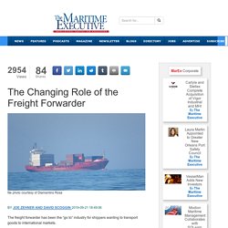 The Changing Role of the Freight Forwarder