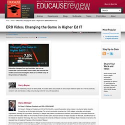 ERO Video: Changing the Game in Higher Ed IT