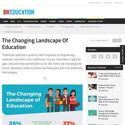 The Changing Landscape Of Education - BW Education
