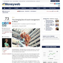 The changing face of asset management in Africa