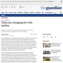 Tides are changing or web surfers