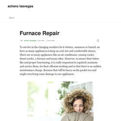 Furnace Repair Las Vegas