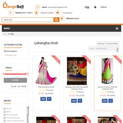 New Designer Bridal Lehengas & Chaniyacholi at Low Price in India - Orangesell