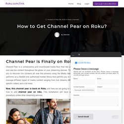 Roku Channel Pear Code