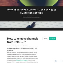 Roku Technical Support 1-888-467-5549 Customer Service