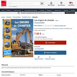 Les engins de chantier de Christine Baillet