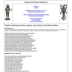 Chants and Prayers (Mantras)
