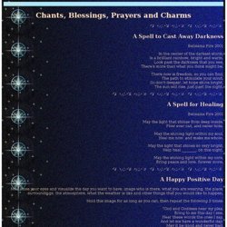 Chants, Blessings, Prayers and Charms