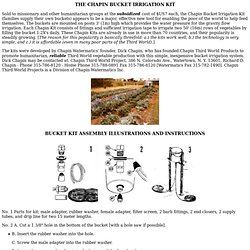 The Chapin Bucket Irrigation Kit - 1 February 1996
