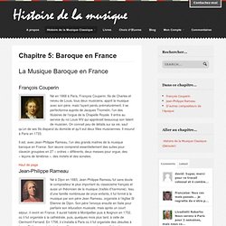 Chapitre 5: Baroque en France